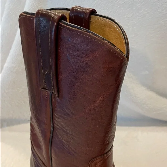 Frye Vintage Brown Leather Cowboy Boots - Men’s 9.5D